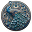 Whimsical Wooden Jigsaw Puzzle- Retro Beautiful Peacock