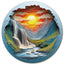 Whimsical Wooden Jigsaw Puzzle- Beautiful Gorge