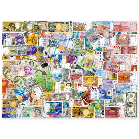 Engaging Wooden Jigsaw Puzzle- Money  loves  me