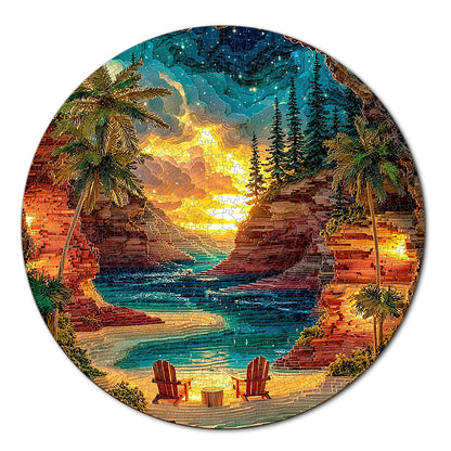 Sunset Cove 1000-Piece Cardboard Jigsaw Puzzle