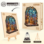 Launiges Holzpuzzle - Unterwasserplattform