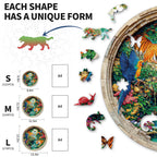 Whimsical Wooden Jigsaw Puzzle- The Tiger Family