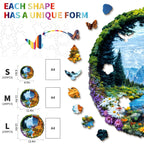 Whimsical Wooden Jigsaw Puzzle- National Forest Park