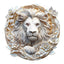 Whimsical Wooden Jigsaw Puzzle-3D paper lion