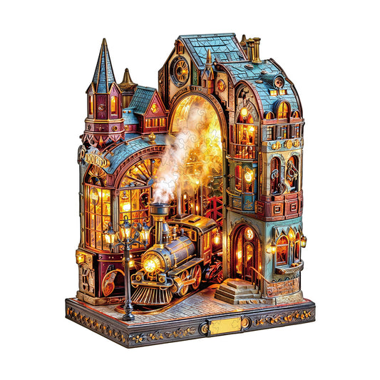 Whimsical Wooden Jigsaw Puzzle- Steam platform