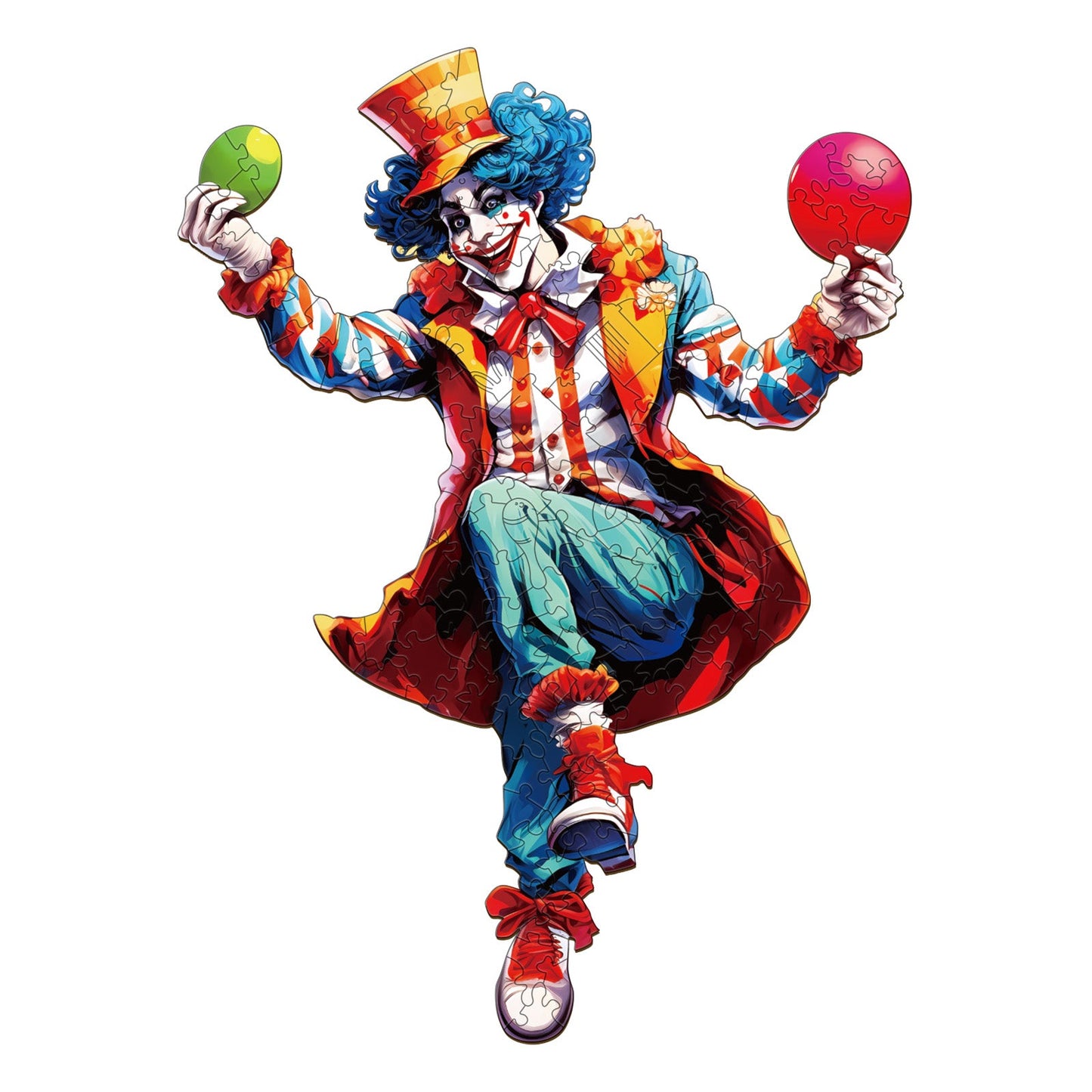Skurriles Holz-Puzzle - Joker-1