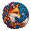 Whimsical Wooden Jigsaw Puzzle-Mysterious Fox