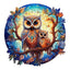 Whimsical Wooden Jigsaw Puzzle- Owl Family 2