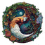 Whimsical Wooden Jigsaw Puzzle-Yin Yang Fox-2