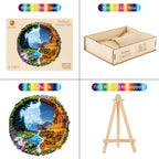 Whimsical Wooden Jigsaw Puzzle- National Forest Park