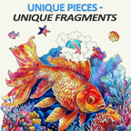 Whimsical Wooden Jigsaw Puzzle- Beautiful Goldfish