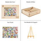 Puzzle en bois fantaisiste - L'argent m'aime