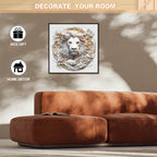 Whimsical Wooden Jigsaw Puzzle-3D paper lion