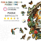 Whimsical Wooden Jigsaw Puzzle- Parent Child Koala
