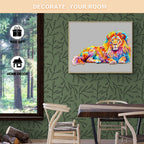 Whimsical Wooden Jigsaw Puzzle-Lion