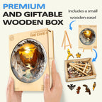 Whimsical Wooden Jigsaw Puzzle- 3d vision Inside The Cave-1