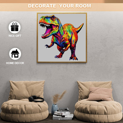Spleeniges Holz-Puzzle – Brüllender Tyrannosaurus