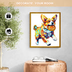 Whimsical Wooden Jigsaw Puzzle- Dog Playing with Toys