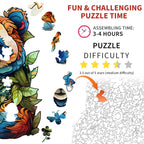 Whimsical Wooden Jigsaw Puzzle- Cute panda