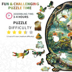 Whimsical Wooden Jigsaw Puzzle- Capybara