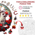 Whimsical Wooden Jigsaw Puzzle- Shiny Horse