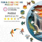 Whimsical Wooden Jigsaw Puzzle- Beautiful Gorge