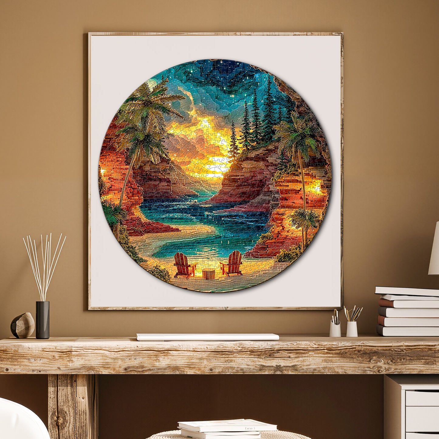 Sunset Cove 1000-Piece Cardboard Jigsaw Puzzle