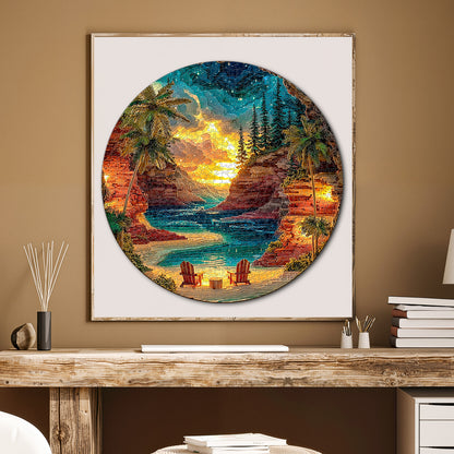 Sunset Cove 1000-Piece Cardboard Jigsaw Puzzle