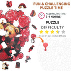 Whimsical Wooden Jigsaw Puzzle- Eternal Embrace