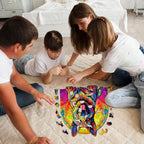 Whimsical Wooden Jigsaw Puzzle-German Shepherd 3