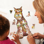 Whimsical Wooden Jigsaw Puzzle- Schnauzer