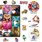 Whimsical Wooden Jigsaw Puzzle- Love is Everywhere