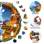 Whimsical Wooden Jigsaw Puzzle- National Forest Park