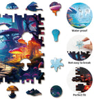 Whimsical Wooden Jigsaw Puzzle-  Fantasy World