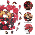 Whimsical Wooden Jigsaw Puzzle- Eternal Embrace