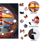 Puzzle en bois fantaisie - Pont du Golden Gate