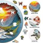 Whimsical Wooden Jigsaw Puzzle- Beautiful Gorge