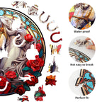 Whimsical Wooden Jigsaw Puzzle- Shiny Horse
