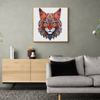 Whimsical Wooden Jigsaw Puzzle - MYSTERIOUS LYNX - pickApuzzle