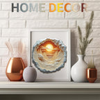 Whimsical Wooden Jigsaw Puzzle- Forest Sunset