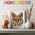 Whimsical Wooden Jigsaw Puzzle- Fiery Fox