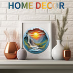 Whimsical Wooden Jigsaw Puzzle- Beautiful Gorge