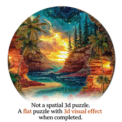 Sunset Cove 1000-Piece Cardboard Jigsaw Puzzle