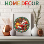 Whimsical Wooden Jigsaw Puzzle- Santa Claus