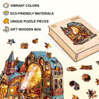 Whimsical Wooden Jigsaw Puzzle- Steam platform