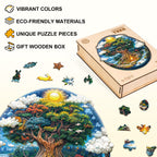Puzzle en bois fantaisiste - L'Arbre de l'Harmonie