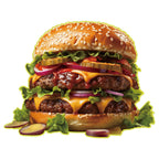 Whimsical Wooden Jigsaw Puzzle - Hamburger - pickApuzzle