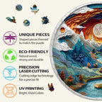 Whimsical Wooden Jigsaw Puzzle- 3d vision Inside The Cave-3