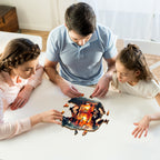 Engaging Wooden Jigsaw Puzzle-WOLF