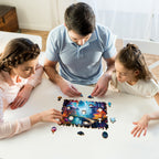 Whimsical Wooden Jigsaw Puzzle-  Fantasy World